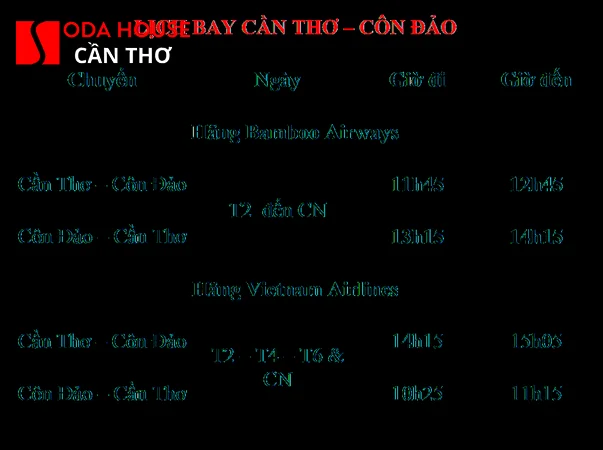 Lịch bay sân bay Cần Thơ hôm nay: Các chuyến bay đi Hà Nội, Đà Nẵng - 3