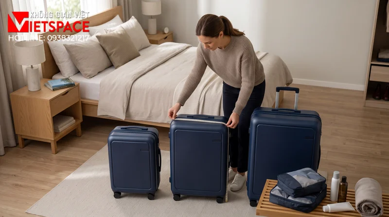 Hướng dẫn chọn size túi bọc vali chuẩn xác nhất (Size 20, 24, 28) - 3